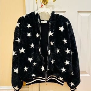 Star Fuzzy Jacket- Nice, stylish and cozy